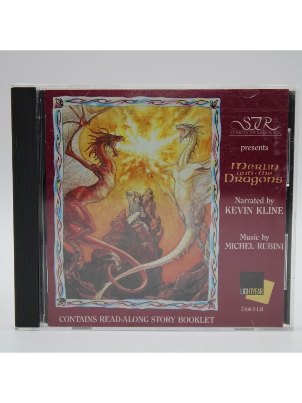 Stories To Remember Merlin And The Dragons Audio CD Kevin Kline 1991 Lightyear
